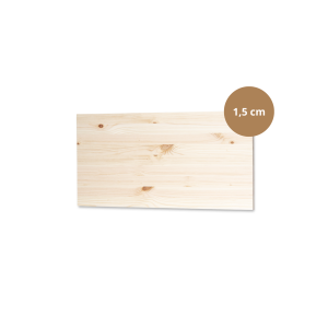 Płyta klejona sosnowa 60x30x1,5 cm - naturalne drewno do Twoich projektów