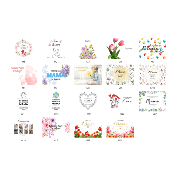 Pudełko na Dzień Matki Personalizowane Drewniane Pudełko Prezent dla Mamy z Nadrukiem UV
