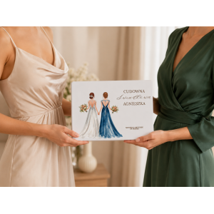 Personalizowana skrzynka prezentowa 30x20 cm – elegancki prezent i pamiątka.