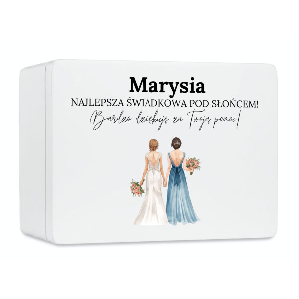 Personalizowana skrzynka prezentowa 30x20 cm – elegancki prezent i pamiątka.