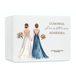 Personalizowana skrzynka prezentowa 30x20 cm – elegancki prezent i pamiątka.