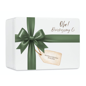 Personalizowana skrzynka prezentowa 40x30 cm – elegancki prezent i pamiątka.