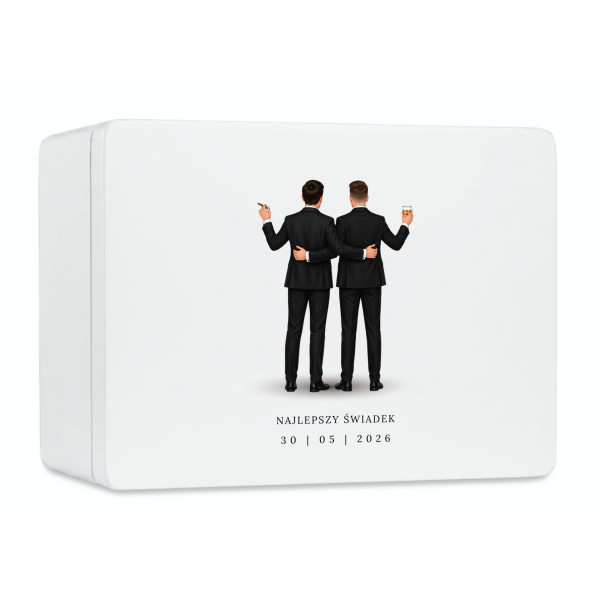 Personalizowana skrzynka prezentowa 40x30 cm – elegancki prezent i pamiątka.