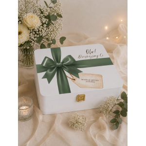 Personalizowana skrzynka prezentowa 20x15 cm – elegancki prezent i pamiątka.