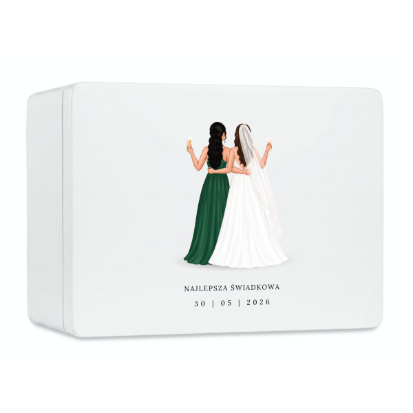 Personalizowana skrzynka prezentowa 20x15 cm – elegancki prezent i pamiątka.