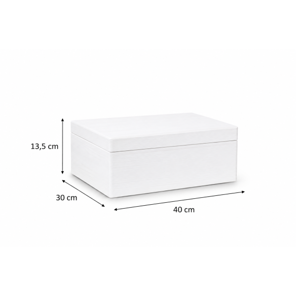 Personalizowana skrzynka prezentowa 40x30 cm – elegancki prezent i pamiątka.