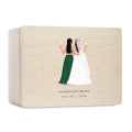Personalizowana skrzynka prezentowa 40x30 cm – elegancki prezent i pamiątka.