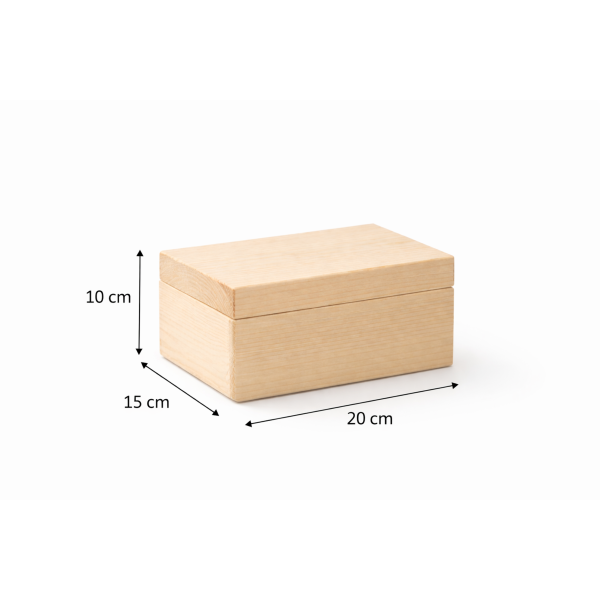 Personalizowana skrzynka prezentowa 20x15 cm – elegancki prezent i pamiątka.