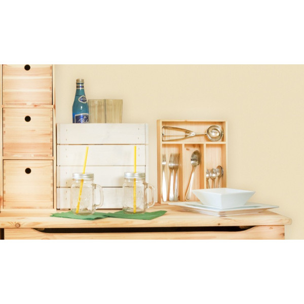Skrzynka na sztućce drewniana 25x31x7 Natural wood Skrzynka na sztućce drewniana 25x31x7 Natural wood