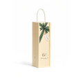 Personalizowana skrzynka drewniana na wino z nadrukiem UV 10x11x35cm