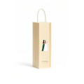 Personalizowana skrzynka drewniana na wino z nadrukiem UV 10x11x35cm