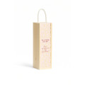 Personalizowana skrzynka drewniana na wino z nadrukiem UV 10x11x35cm