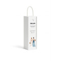 Personalizowana skrzynka drewniana na wino z nadrukiem UV 10x11x35cm