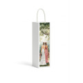 Personalizowana skrzynka drewniana na wino z nadrukiem UV 10x11x35cm