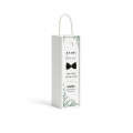 Personalizowana skrzynka drewniana na wino z nadrukiem UV 10x11x35cm