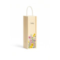 Personalizowana skrzynka drewniana na wino z nadrukiem UV 10x11x35cm