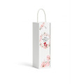 Personalizowana skrzynka drewniana na wino z nadrukiem UV 10x11x35cm
