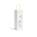 Personalizowana skrzynka drewniana na wino z nadrukiem UV 10x11x35cm