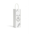 Personalizowana skrzynka drewniana na wino z nadrukiem UV 10x11x35cm