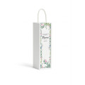 Personalizowana skrzynka drewniana na wino z nadrukiem UV 10x11x35cm