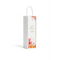 Personalizowana skrzynka drewniana na wino z nadrukiem UV 10x11x35cm