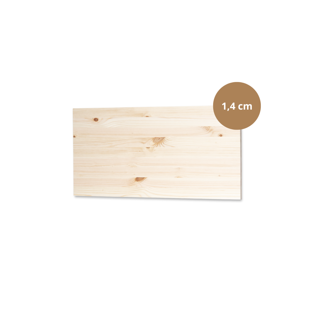 Płyta klejona sosnowa 60x30x1,5 cm - naturalne drewno do Twoich projektów