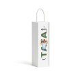 Personalizowana skrzynka drewniana na wino z nadrukiem UV 10x11x35cm