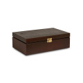 Herbaciarka drewniana 28x16x8,5 cm Sepia brown