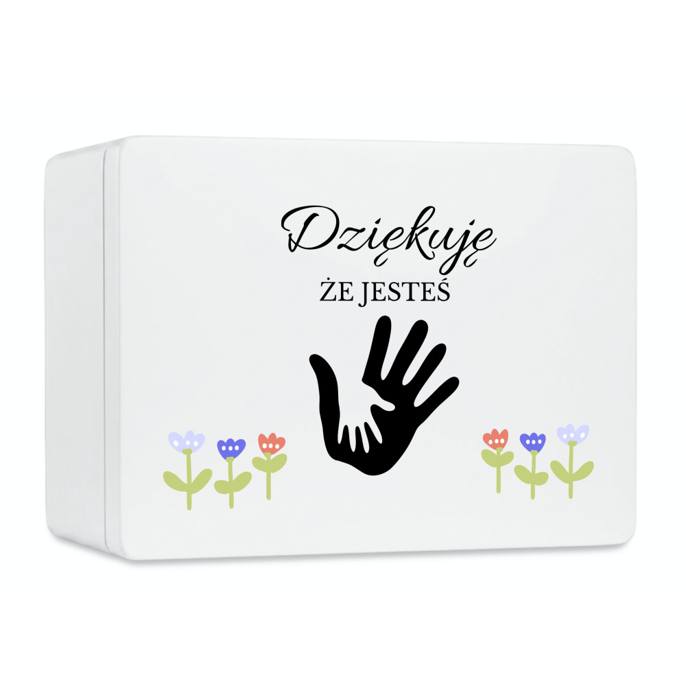 Pudełko na Dzień Matki Personalizowane Drewniane Pudełko Prezent dla Taty z Nadrukiem UV