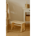 Drewniany stołek w elementach 38x18x21 cm – stołeczek dla dziecka