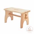 Drewniany stołek w elementach 38x18x21 cm – stołeczek dla dziecka