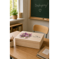 Personalizowane pudełko na Dzień Nauczyciela z nadrukiem UV 40x30x13,5 cm