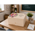 Personalizowane pudełko na Dzień Nauczyciela z nadrukiem UV 40x30x23 cm
