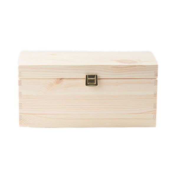 Kuferek drewniany 23x13x12 cm  Natural wood