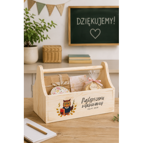 Personalizowany narzędziownik na Dzień Nauczyciela z nadrukiem UV