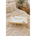 Personalizowana tacka śniadaniowa do łóżka z nadrukiem UV 51x32x24 cm