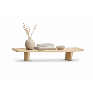 Półka drewniana ścienna 60 cm naturalna – minimalistyczna półka na ścianę