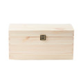 Kuferek drewniany 26x16x13,5 cm Natural wood
