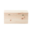 Kuferek drewniany 26x16x13,5 cm Natural wood