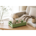 Drewniana taca dekoracyjna 30x20x7 cm  – elegancka taca do dekoracji i serwowania
