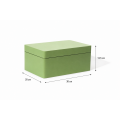 Szałwiowa drewniana skrzynka dekoracyjna 30x20x13,5 cm z uchwytami – do przechowywania