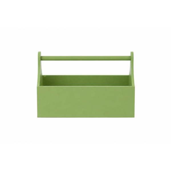 Drewniane nosidełko na narzędzia 34x18x20,5 cm – szałwiowy narzędziownik