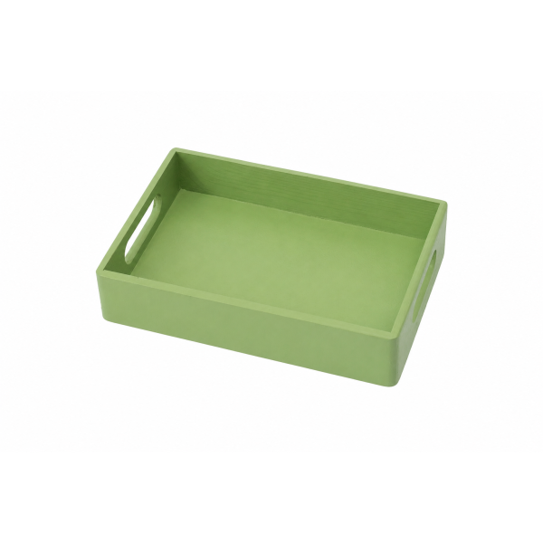 Drewniana taca dekoracyjna 30x20x7 cm  – elegancka taca do dekoracji i serwowania