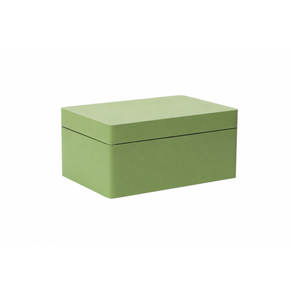 Szałwiowa drewniana skrzynka dekoracyjna 30x20x13,5 cm bez uchwytów – do przechowywania