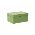 Szałwiowa drewniana skrzynka dekoracyjna 30x20x13,5 cm bez uchwytów – do przechowywania