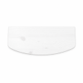 Półka drewniana ścienna 45 cm biała – minimalistyczna półka na ścianę