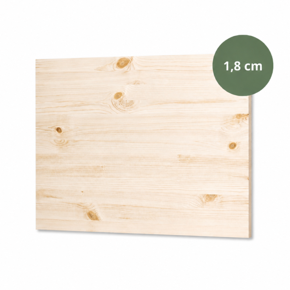 Płyta klejona sosnowa 60x50x1,8 cm