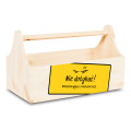 Drewniane nosidełko na narzędzia 34x18x20,5 cm – narzędziownik