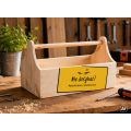 Drewniane nosidełko na narzędzia 34x18x20,5 cm – narzędziownik