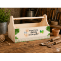 Drewniane nosidełko na narzędzia 34x18x20,5 cm – narzędziownik